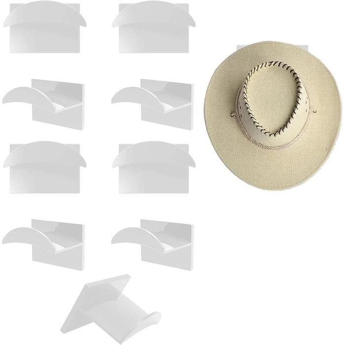 Cintre Chapeau Macramé Porte-Chapeaux Bohème YIMINI - 2 Cintres Macramé Corde De Coton, Support Murale Pour Chapeaux Clip Magnetica Per Cappelli