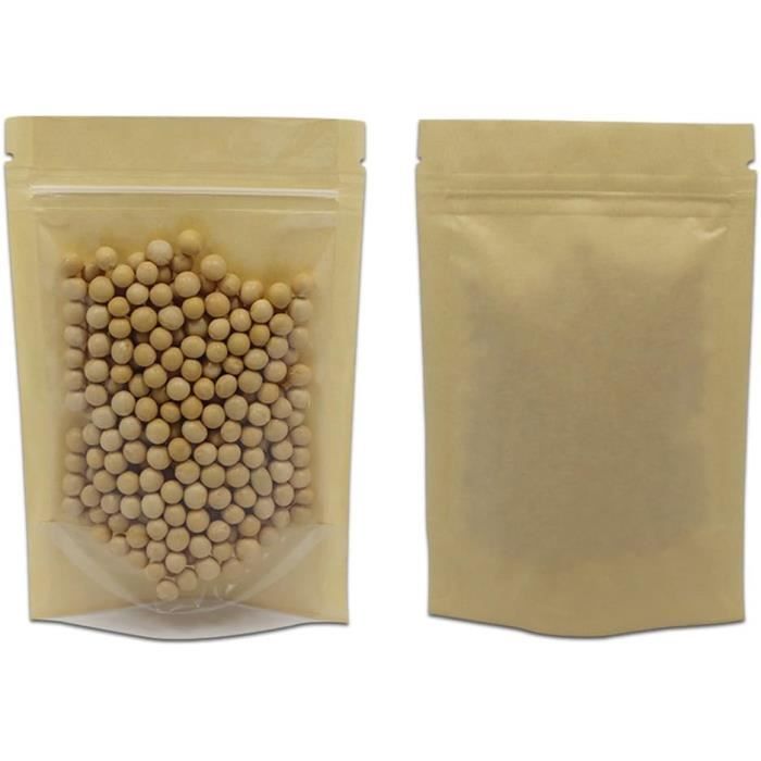 Lot De 50 Sacs Plastique Transparents 20x25 Cm - Autocollants Et Aération Pour Rangement Vêtements