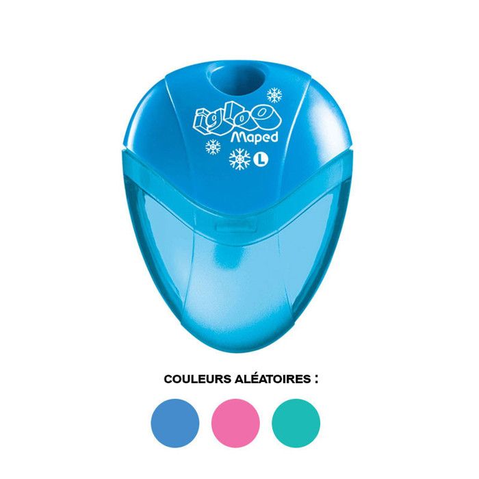 MAPED TAILLE CRAYON GAUCHER AVEC RÉSERVE I-GLOO JAUNE