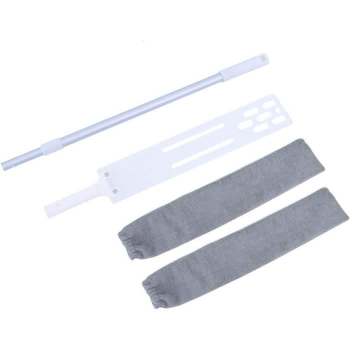 Manche Balai Manche De Rechange Pour Balai Rotatif Vileda - 4 Sections Réglables (76,2 à 147,3 Cm) - Acier Inoxydable - Compatible Avec Têtes De Balai Vileda Manche Télescopique Nettoyage Sol - 14