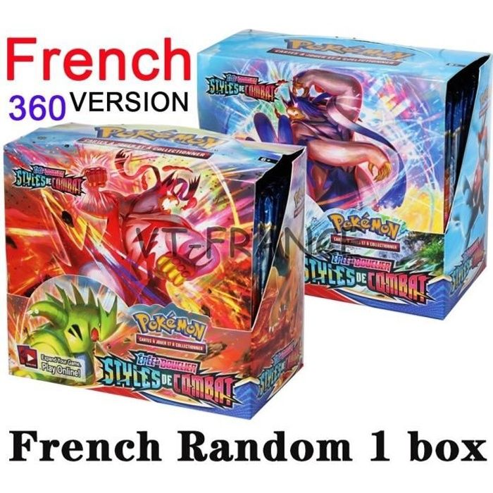 French Pokemon Combat Style Card, Booster Pokemon Cards French