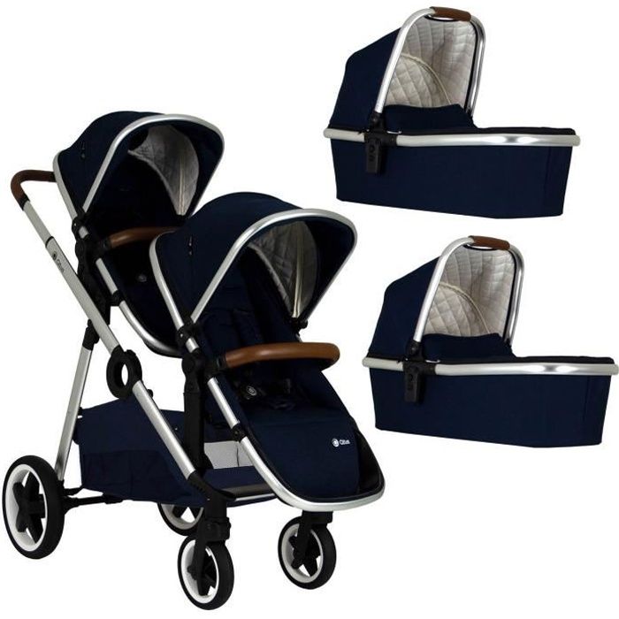 Pack poussette new arrivals jumeaux