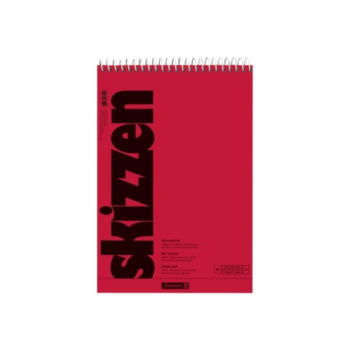 Brunnen Carnet De Croquis A5 30 Feuilles Papier Blanc Couverture Rouge Carton Achat Vente Papier A Dessin Brunnen Carnet De Croquis Cdiscount