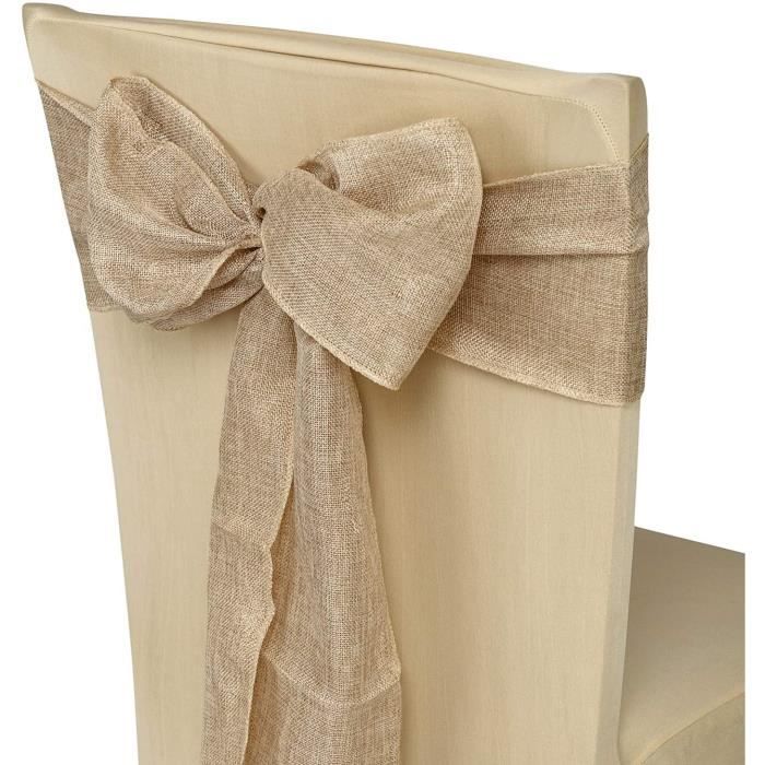 Noeud De Chaise Blan Pour Mariage Achat Vente Pas Cher