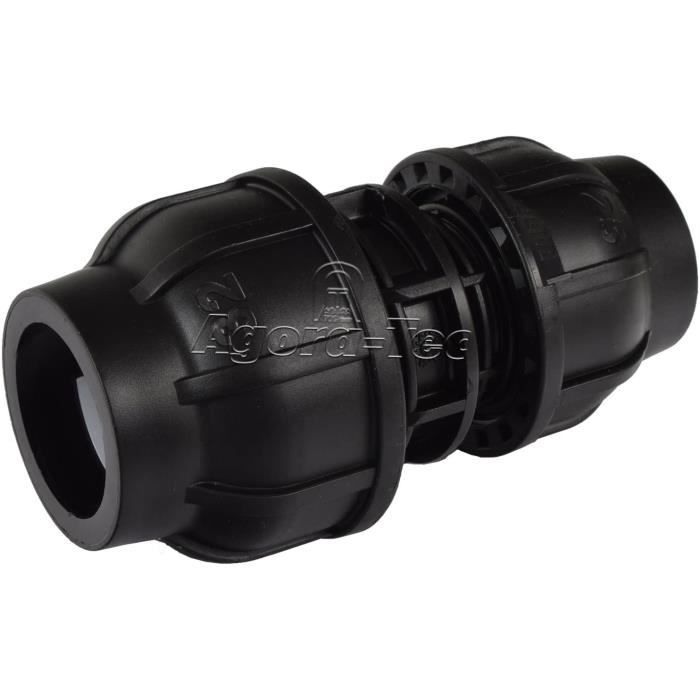Raccord Tuyau PE Avec Vanne De Contrôle Intégrée 32 Mm – Robuste Et Étanché Pour Arrosage & Plomberie