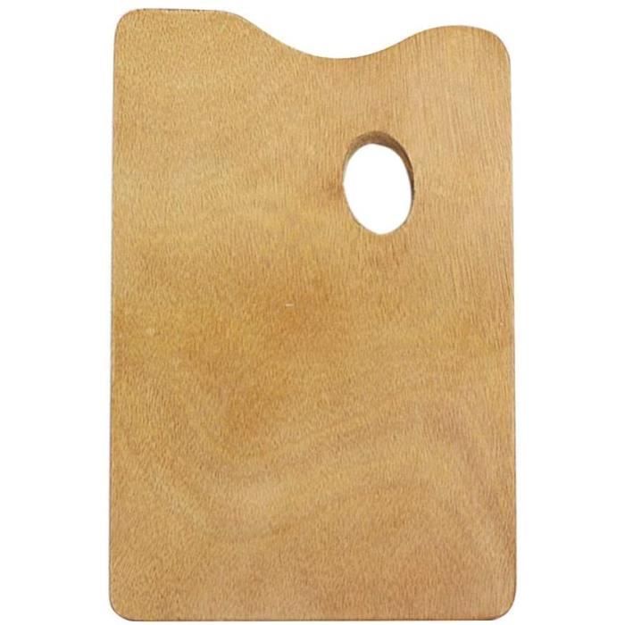 Palettes Peinture Bois - Lot De 2 Ovales 20x30cm Avec Trou Pouce