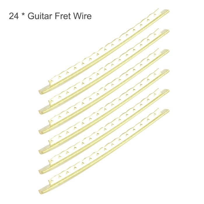 Inter Fast Touche en érable jaune brillant 22 frettes avec pointe pour guitare électrique ST FD couleur : jaune 