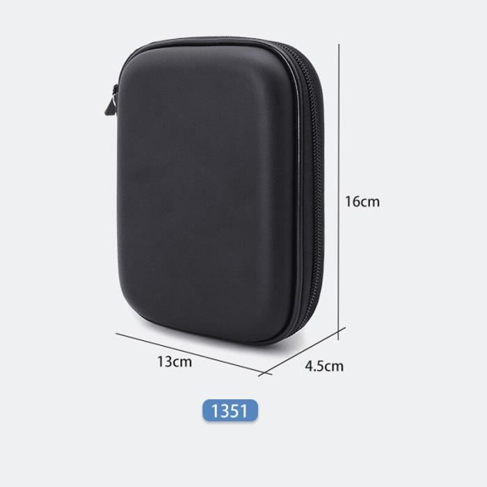 Disque Dur,Pochette Portable pour disque dur externe de 2.5 pouces,?�tui pour Mini c?�ble USB 