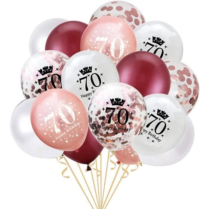Fetes Occasions Speciales 1st Anniversaire Rose Fille Decorations De Fete 9 Latex Air Remplissage Ballons X10 Articles De Fete Ballons