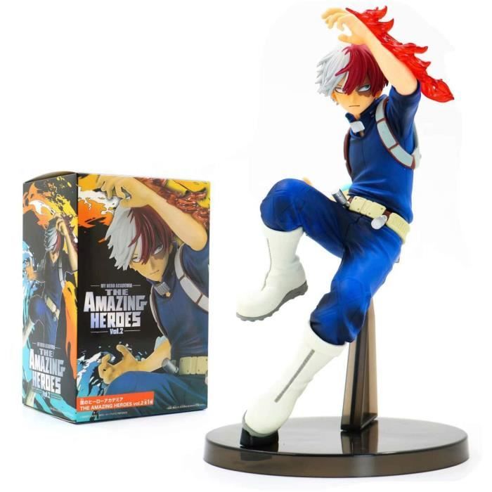 Zhongkaihua 6 statuette My Hero Academia, MHA Midoriya Izuku/Todoroki Shouto/Bakugo Katsuki/Toga Himiko statuette da scrivania/decorazione per torte