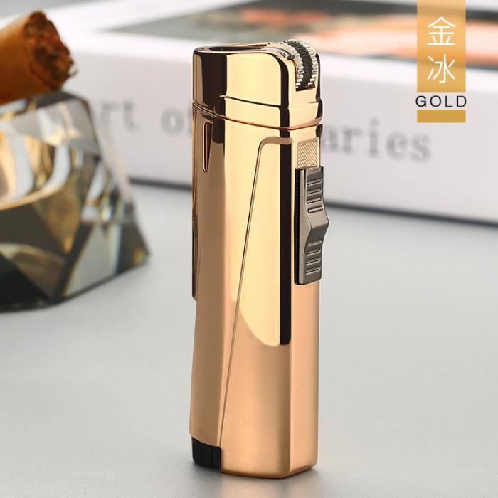 Allume Cigare Triple Torche Jet M tallique Puissant Avec Fen tre allume-cigare-triple-torche-jet-m-tallique-puissant-avec-fen-tre