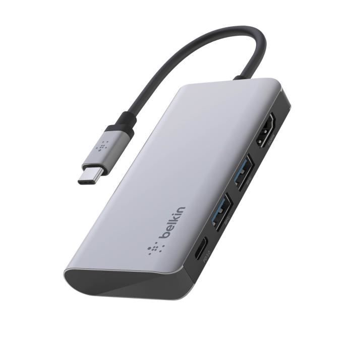 Belkin HUB USB C 4en1 Power Delivery - vue 3