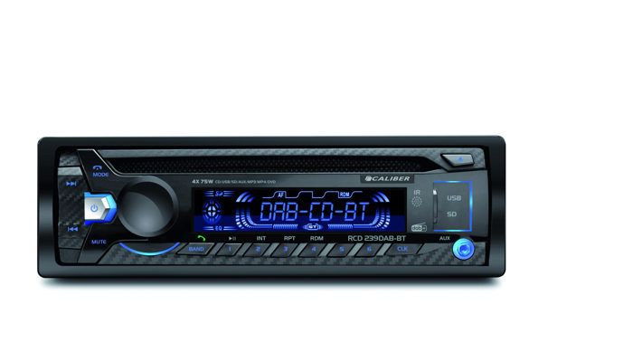 Autoradio - Caliber RCD239DAB-BT - DAB Plus USB Bluetooth 185 x 187 x 55 mm Noir