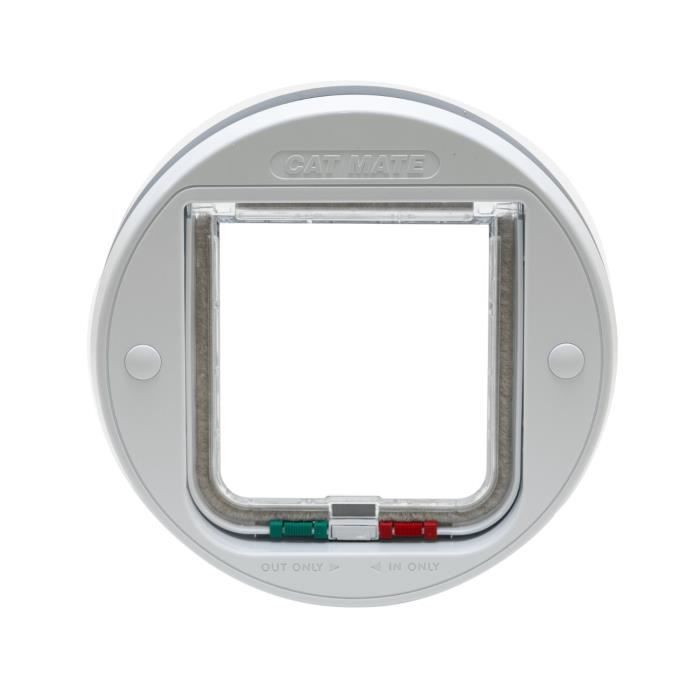 Chatiere Dans Fenetre Double Vitrage Kerbl Chatiere 4 Voies Catmate Pour Vitre Blanc Achat Vente