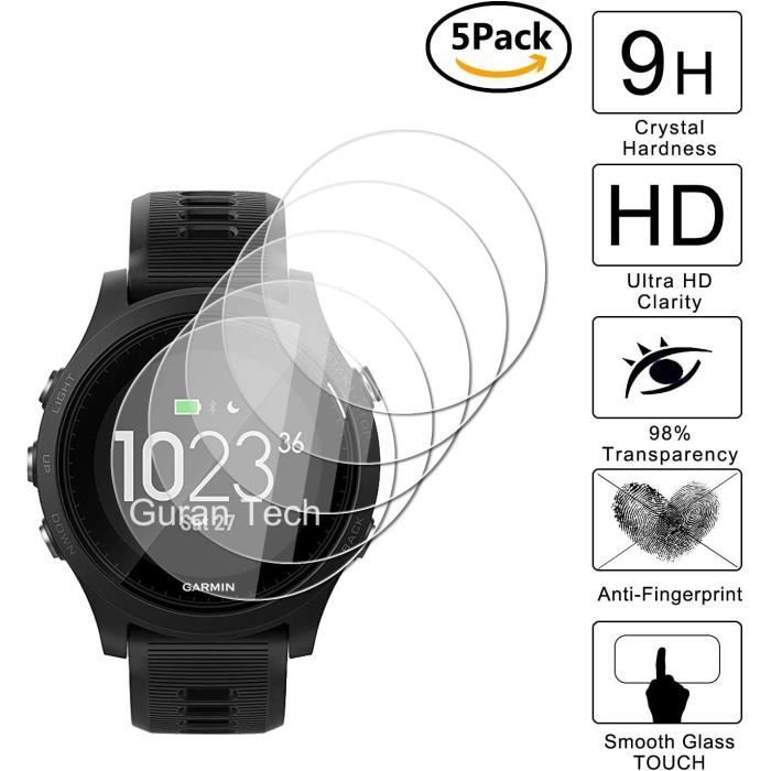 5 Pi ces Glass Protector Garmin Forerunner 935 Smartwatch Screen
