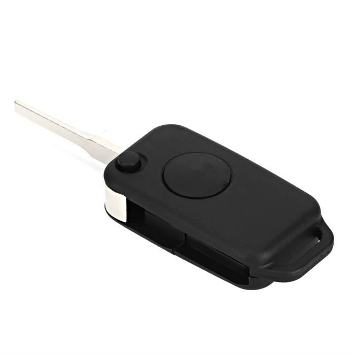 Cuque coque porte-clé intelligente Étui à rabat pour clé intelligente 1 couvercle de bouton avec lame pour Mercedes Benz W168