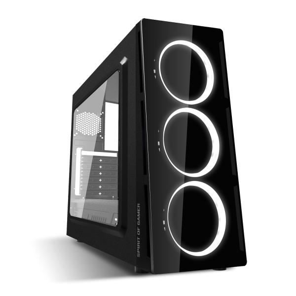 Achat Ordinateur de bureau Pc Gamer Deathmatch 5 White AMD Ryzen 7 3700X - Vidéo Radeon RX590 - Mémoire 16Go  - Disque dur SSD 240Go + 2To - WiFi - Windows 10 pas cher