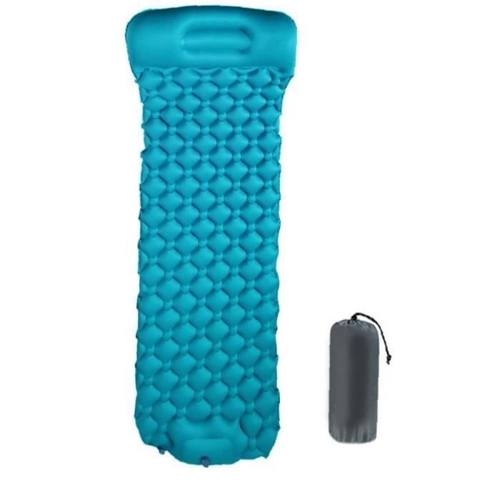 POWERLIX Tapis de camping avec sac de gonflage et de transport, kit de réparation - Compact, léger, camping, randonnée, voyage Bleu clair | Leroy Merlin POWERLIX Tapis de camping avec sac de gonflage et de transport, kit de réparation - Compact, léger, camping, randonnée, voyage Bleu clair | Leroy Merlin