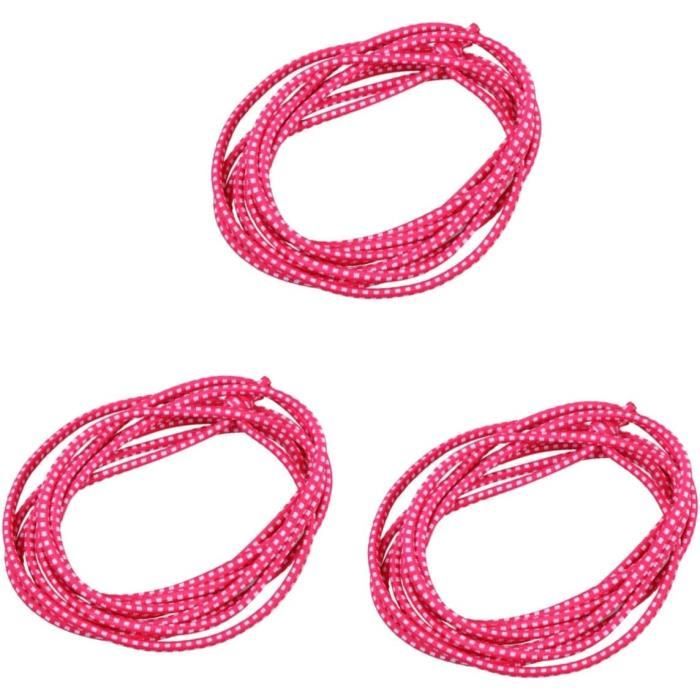 Kisangel Lot De 6 Cordes à Sauter élastiques – Couleurs Aléatoires, Légères, 300 Cm – Pour Enfants Et Tout-petits, Fitness Ludique
