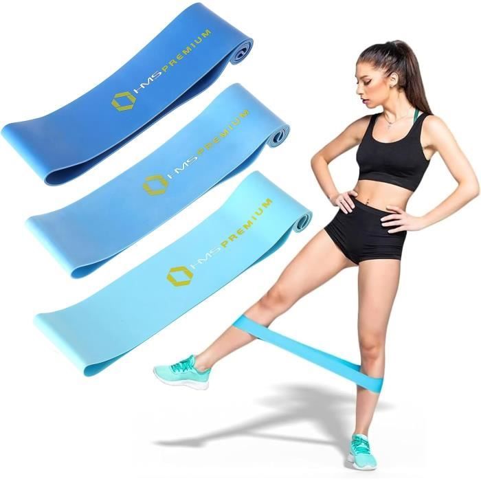 Bande Élastique Fitness Lot De 3, Équipement D'Exercices Pour