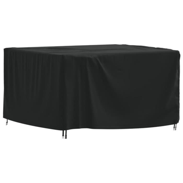 Housse De Salon Jardin 185x110x85cm - Imperméable 420D, Anti-UV Et Vent - Protection Table Rectangulaire