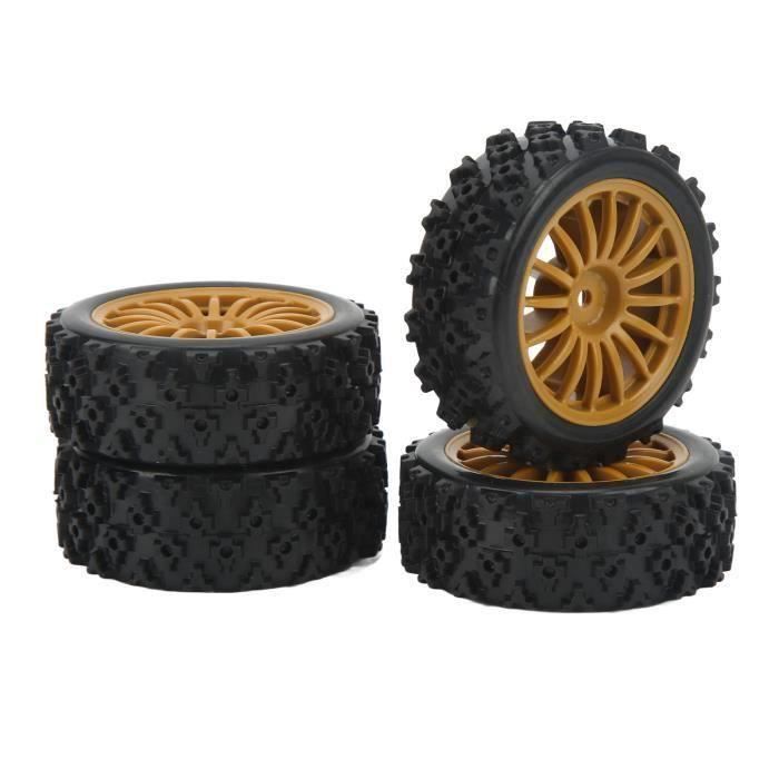 4 Pneus Caoutchouc 1:16 Pour Voiture RC Militaire - Chenille Antidérapante VIFERR
