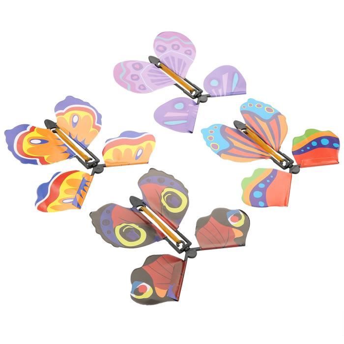 Papillons Magiques Volants - Lot De 10 - Pour Cartes Surprises Et Cadeaux - Couleurs Aléatoires - 2