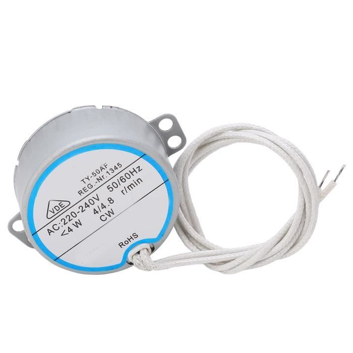 Moteur Synchrone AC TY-50-F 100-120V 4W 2.5-3 Tr/min – Compatible TY-50BF, Pour Ventilateur, Micro-ondes, Chauffage - 3