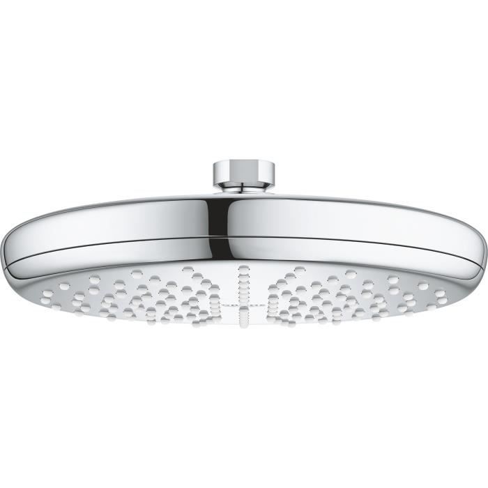Douche de tête GROHE Vitalio Start 210 - jet unique - économie d'eau - raccord fileté 1/2 - 26415000