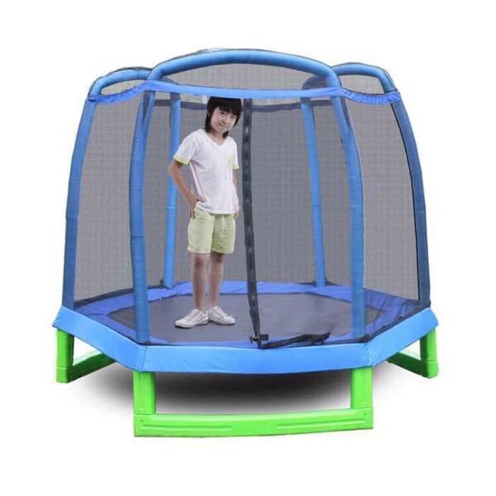 Trampoline Hexagone Enfants Avec Filet Prix Pas Cher Cdiscount