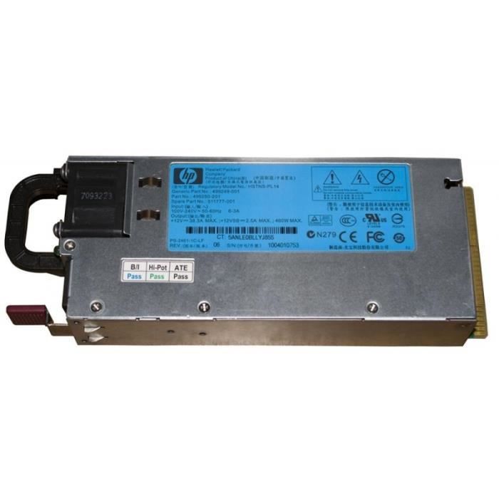 HPE Alimentation branchement à chaud / redondante module enfichable Common Slot 80 PLUS Gold CA 100 240 V 460 Watt - vue 6