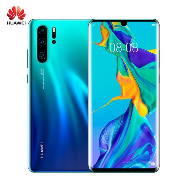 Smartphone HUAWEI P30 Pro 8 Go + 256 Go Aurore - Écran 6.47 pouces - OLED - Android 9 - Vert