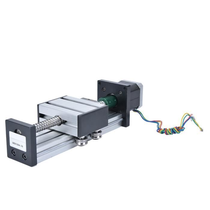 Table Coulissante Linéaire CNC RATTMMOTOR – Course 600 Mm, Vis à Billes SFU1605, Moteur Nema23