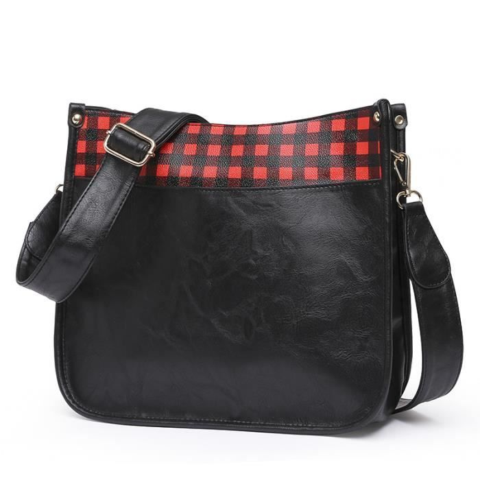 Sac Bandouli re Femme en PU Cuir Sacs D paule Bretelles R glables