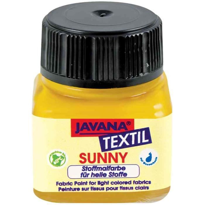 Peinture textile clair JAVANA "Sunny", A113, noir, - Achat / Vente peinture  pour textile Peinture textile clair JAVANA - Cdiscount
