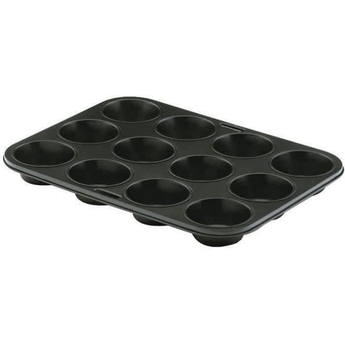 Lacor Moule à biscuits ronds - Aluminium - Anti-adhésif - Ultra-léger - 12 empreintes