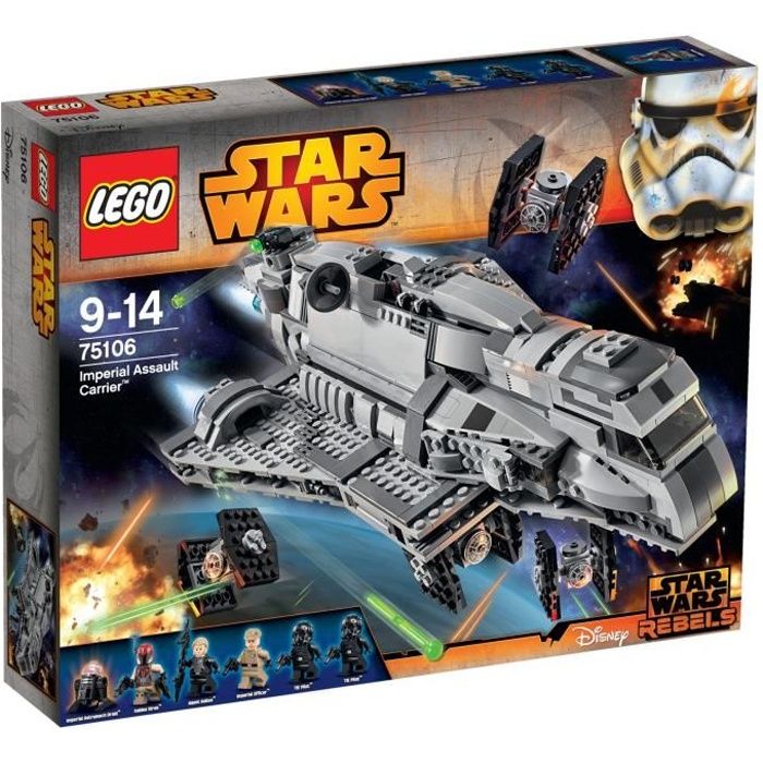 LEGO® Star Wars 75106 Imperial Assault Carrier™ - Cdiscount Jeux - Jouets