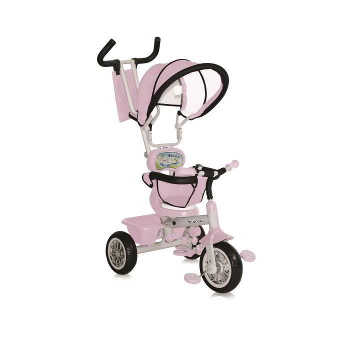 Tricycle Évolutif Willonin® pour enfant - Gris - 3 modes - Ceintures de