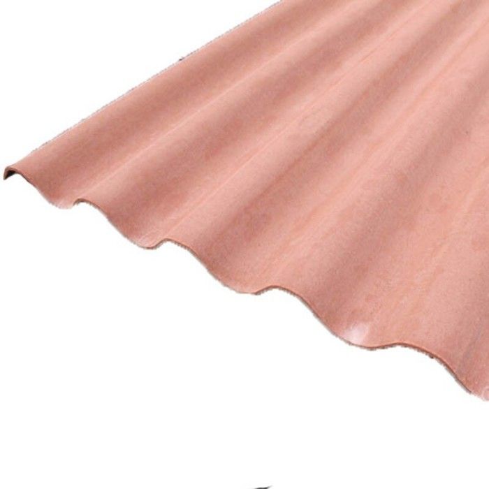 Plaque fibrociment sans amiante L 1.52 m l 92 cm Rouge Cdiscount Bricolage