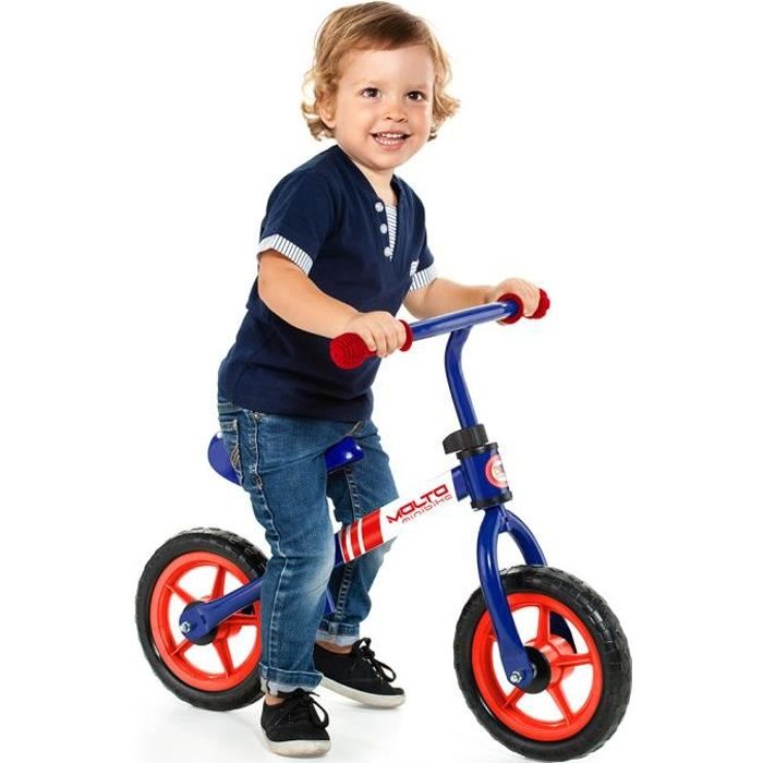 Vélo sans pédales - Minibike Bleu Molto - Enfant - Mixte - 2 roues