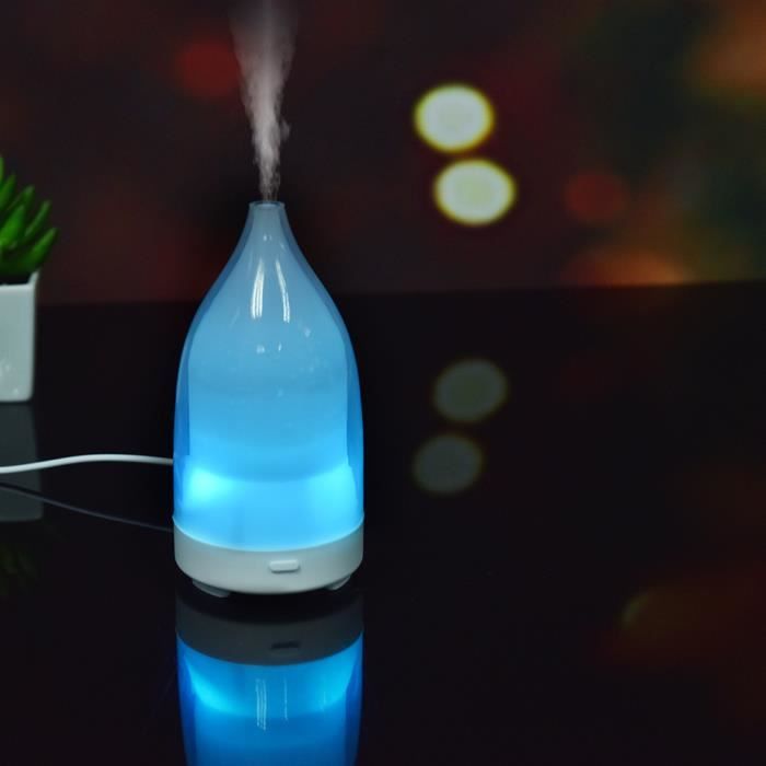 Diffusur Huils ssntills Ultrasoniqu 300ml USB 2 PCS - Aromathérapi Silnciux Blanc YONIS au millur prix