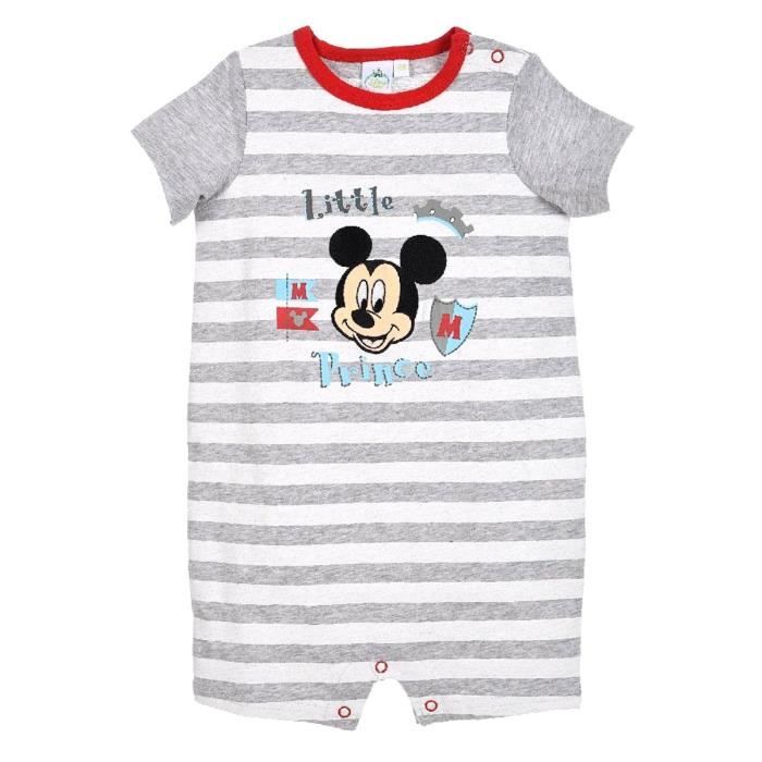Barboteuse Bebe Garcon Disney Mickey Gris Et Bleu De 3 A 18mois Combinaisons Et Barboteuses Bebe Garcon 0 24m Combinaison pilote/ barboteuse mixte intérieur polaire. renova medikal muhendislik