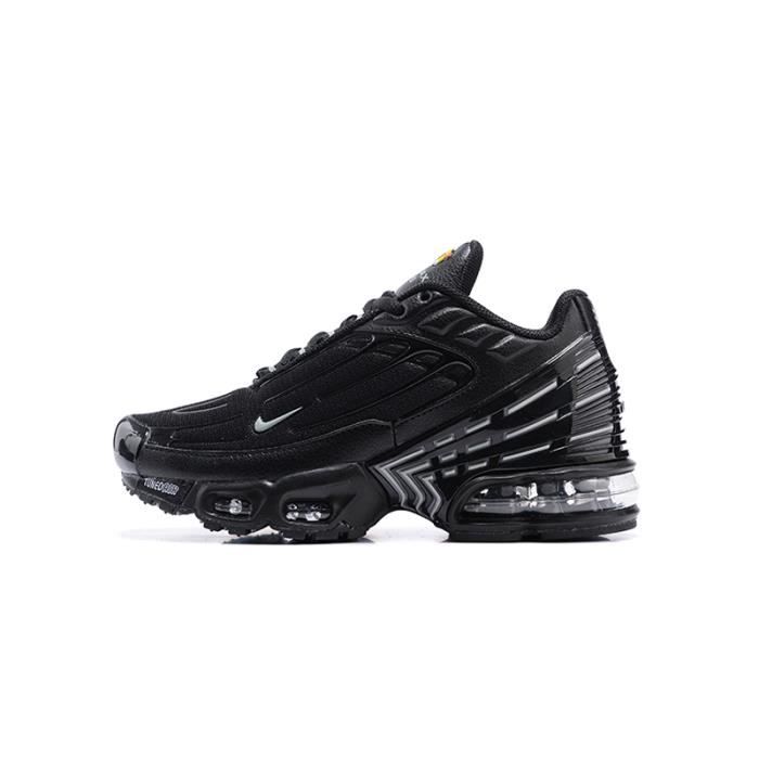 NIKE AIR MAX TN Plus TxT Enfants Chaussures Noir argent Noir