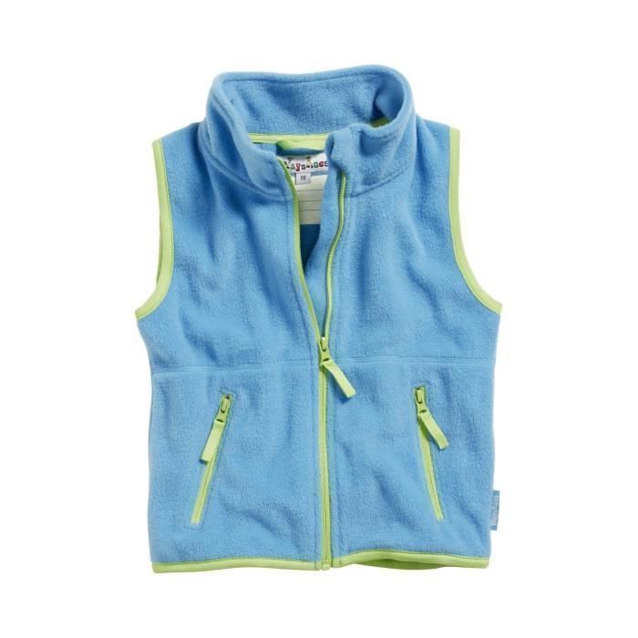 Gilet Polaire Playshoes - Sans Manches - Mixte Enfant - Chaud Et Léger
