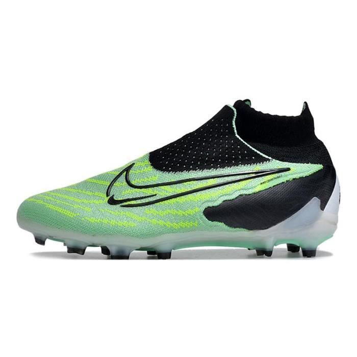 Chaussures de football Nike Phantom GX Elite FG 39 45 Vert noir Plat Lacets Adulte Synthetique Mixte Cdiscount Sport
