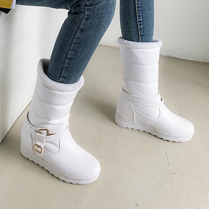 boots daim gris femme