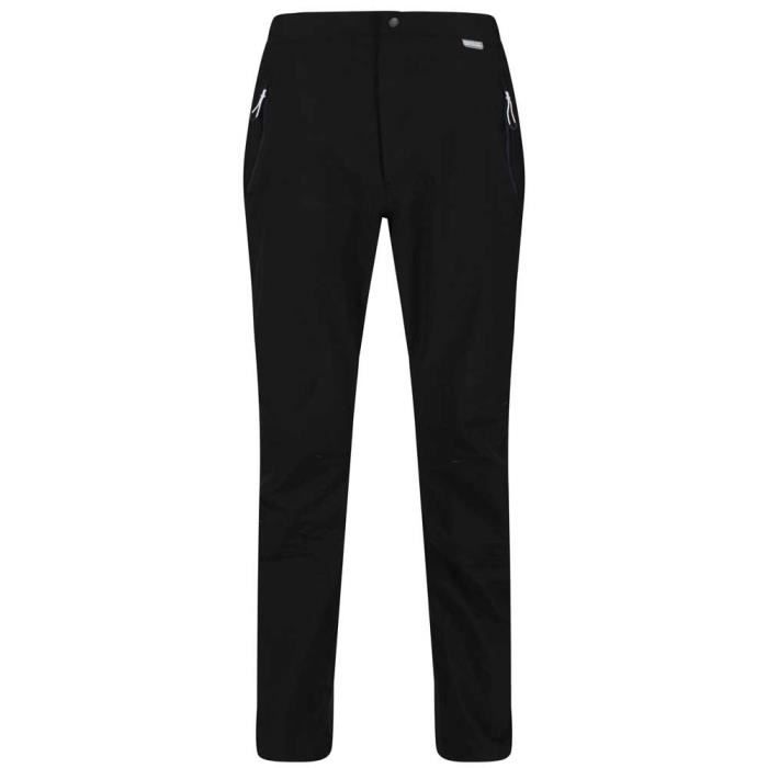 Pantalon de randonnée homme Regatta Highton Stretch Regular - Noir - Imperméable et respirant
