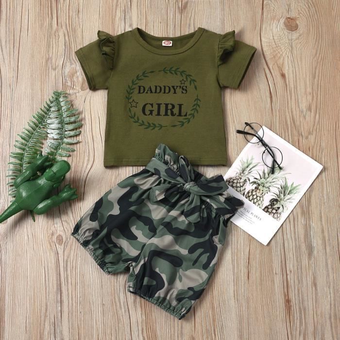Short camouflage hotsell fille