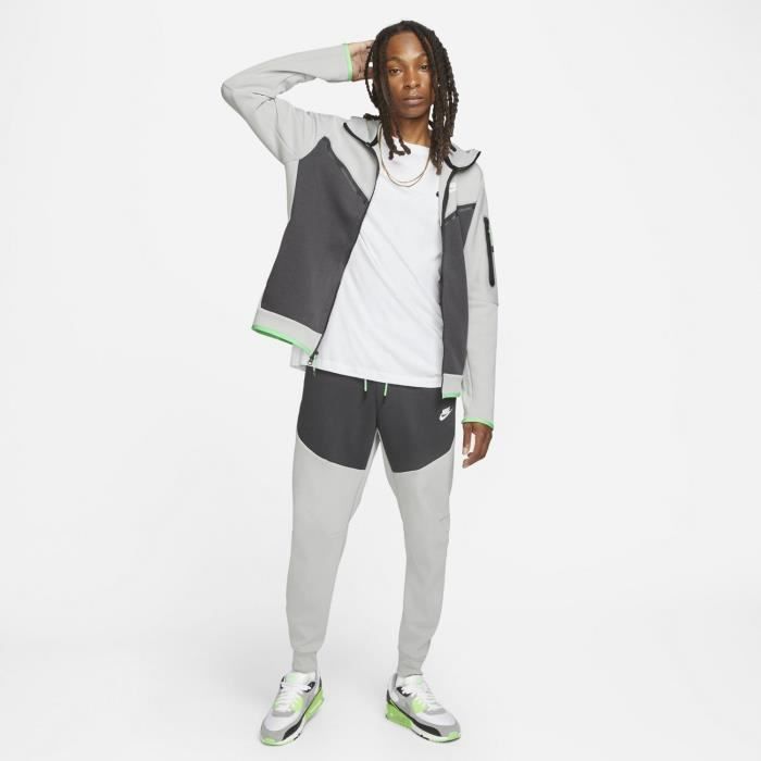 Sweat à capuche Nike TECH FLEECE - Mixte - Multisport - Gris - Réf. CU4489-078