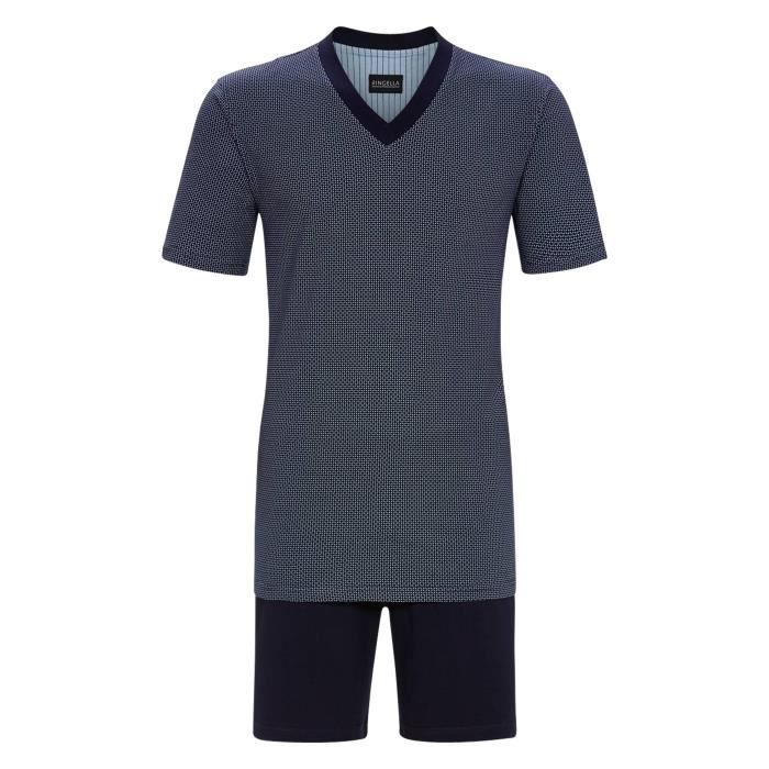Pyjama Manches Longues RINGELLA 100% Coton - Tailles 38/40/44 - Neuf Avec étiquettes - Rouge Et Gris